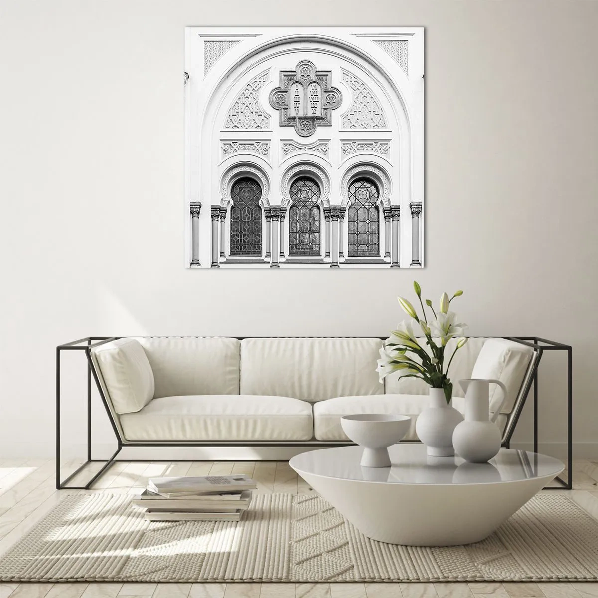 Glasbild - Bild auf glas - An der Grenze der Kulturen - 60x60 cm