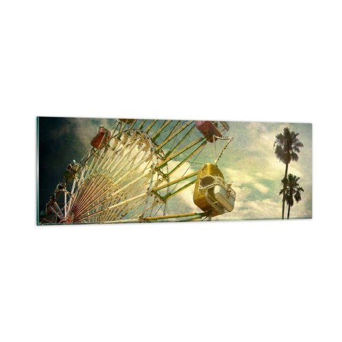 Glasbild - Bild auf glas - Es wird Spaß geben ... - 90x30 cm