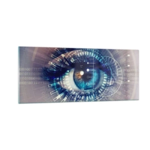 Glasbild - Bild auf glas - Du denkst du kennst mich - 100x40 cm