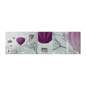 Fototapeten Muster Selbstklebend Deluxe Sticker - Wie Schiffe am Himmel - Abstraktion, Ballonfahrt, Grafik - 100x30 cm