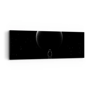 Bild auf Leinwand - Leinwandbild - Angesicht zu Angesicht - 90x30 cm