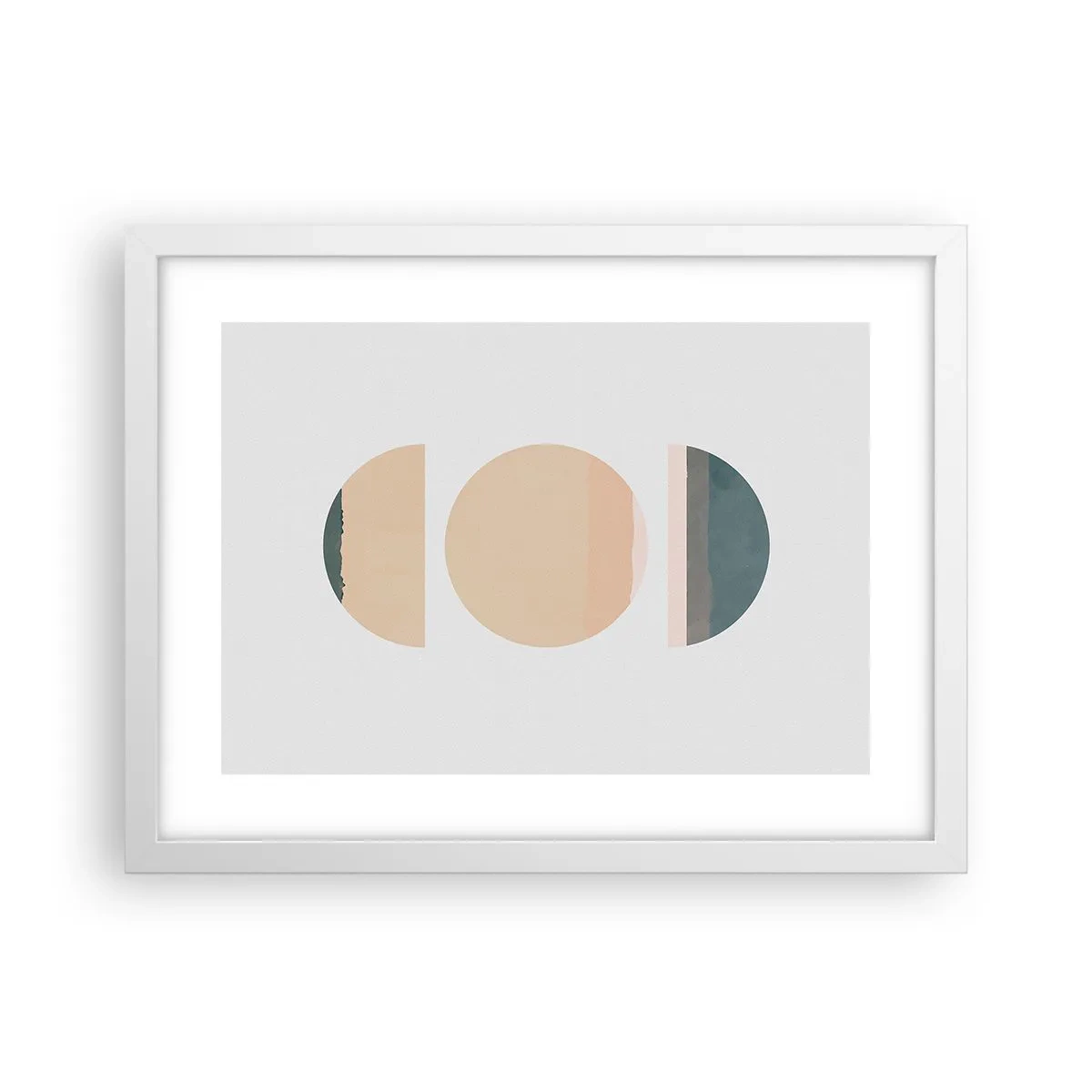 Poster in einem weißen Rahmen - Ein Rad hinter dem anderen… - 40x30 cm