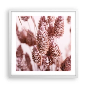 Poster in einem weißen Rahmen - Scheinbar unauffällig - 50x50 cm