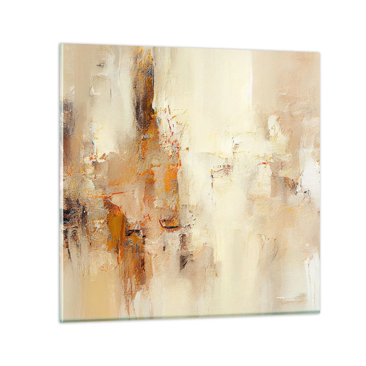 Glasbild - Bild auf glas - Seele aus Bernstein - 70x70 cm