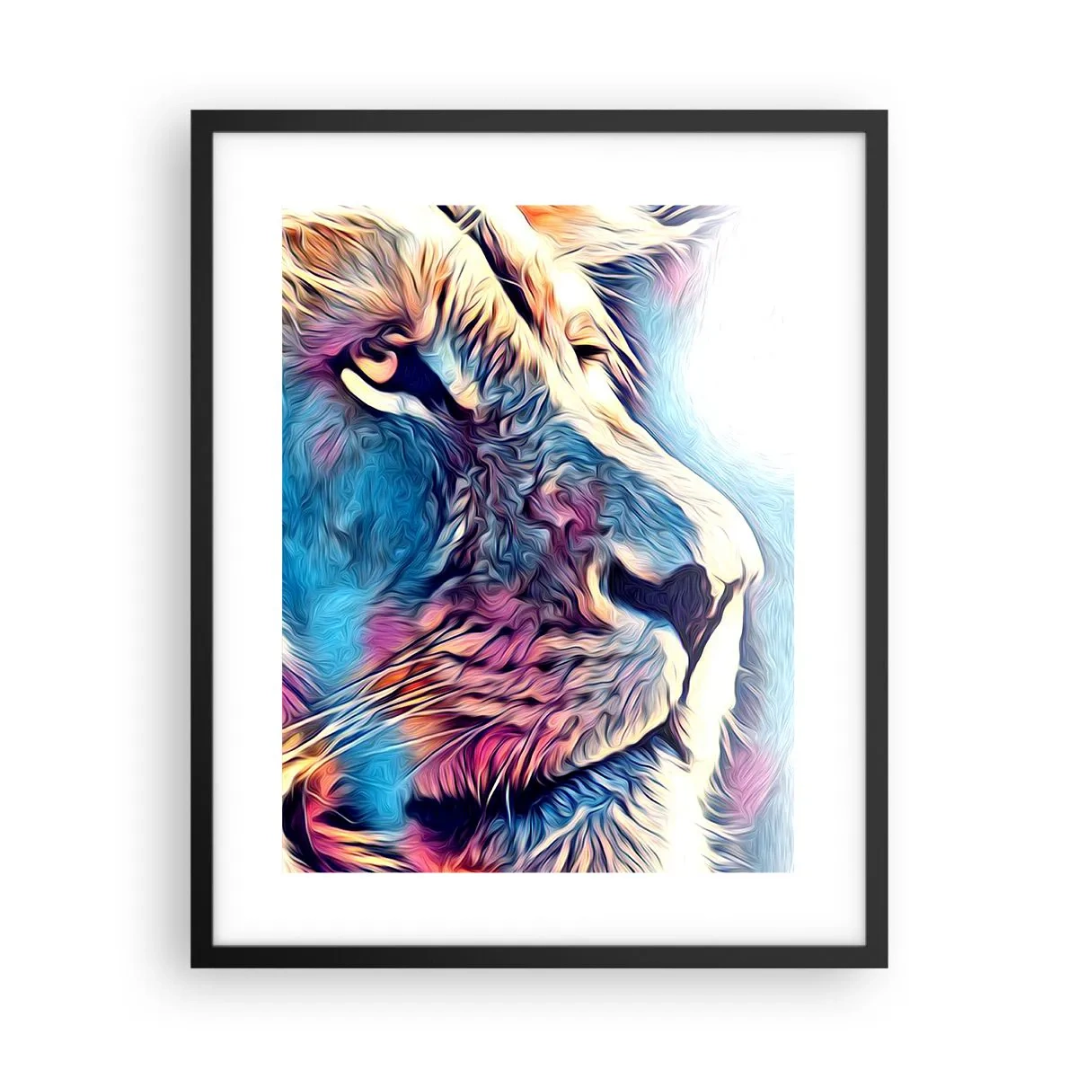 Poster in einem schwarzem Rahmen - Die Weisheit der Natur - 40x50 cm