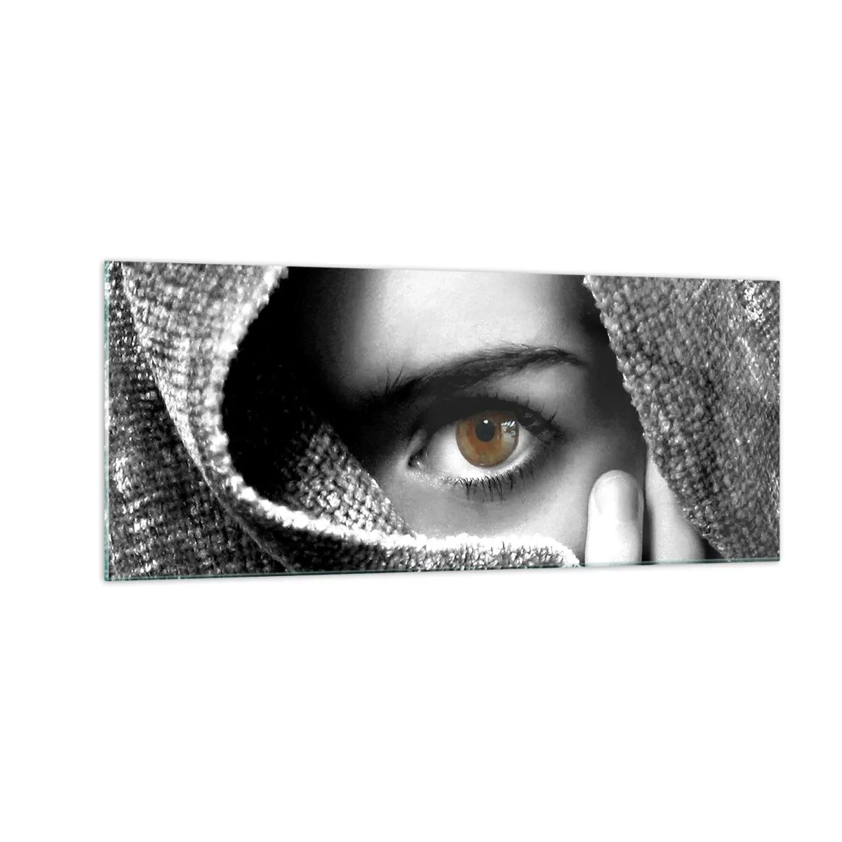 Glasbild - Bild auf glas - Erfahre das Geheimnis - 100x40 cm