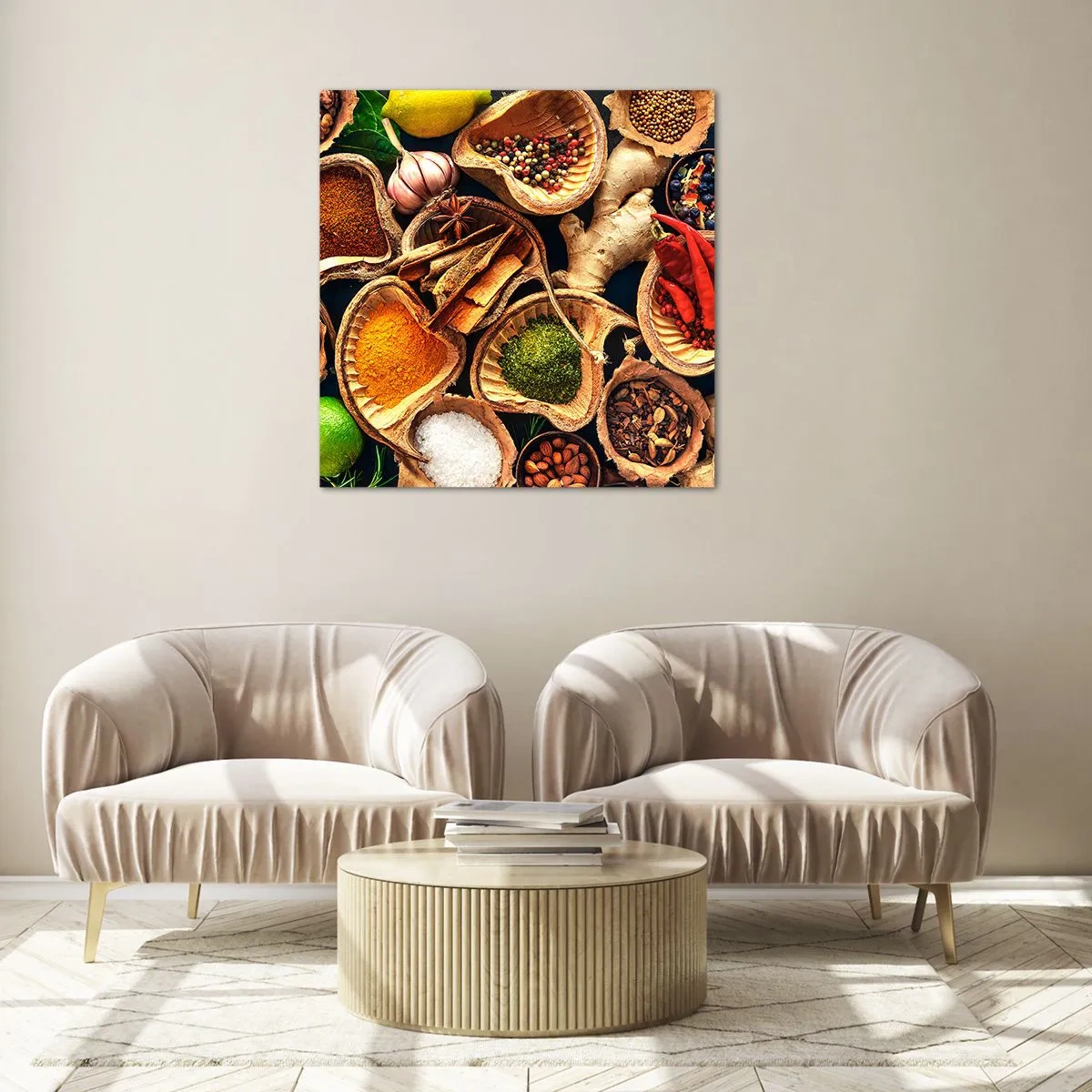 Glasbild - Bild auf glas - Nimm was du willst - 40x40 cm