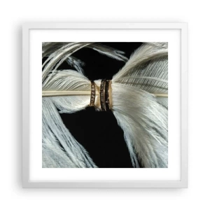 Poster in einem weißen Rahmen - ... und ich werde dich nicht verlassen ... - 40x40 cm