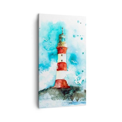 Bild auf Leinwand - Leinwandbild - Einheit der Elemente - 45x80 cm