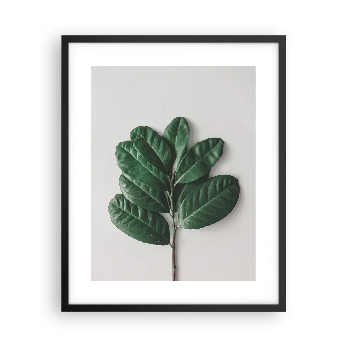 Poster in einem schwarzem Rahmen - Eine Zeichnung purer Natur - 40x50 cm