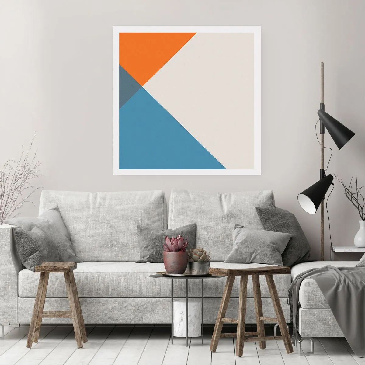 Poster - In einem Winkel… - 50x50 cm