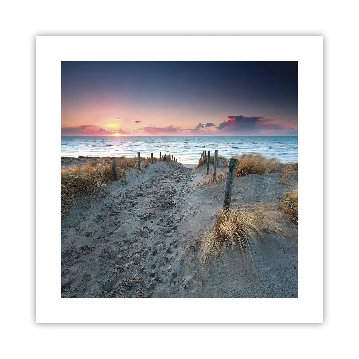 Poster - Du hast einen Regenbogen aus strahlendem Licht verschüttet ... - 40x40 cm