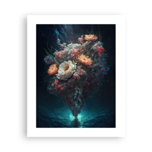 Poster - Seltsamer Garten - 40x50 cm