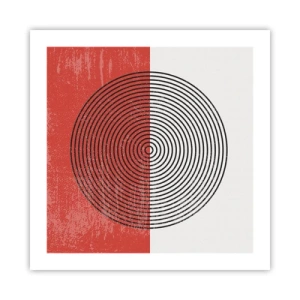 Poster - Auf den Punkt gebracht - 50x50 cm