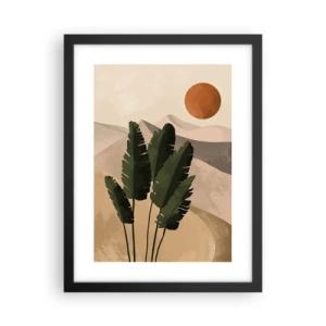 Poster in einem schwarzem Rahmen - Der Triumph des Lebens - 30x40 cm