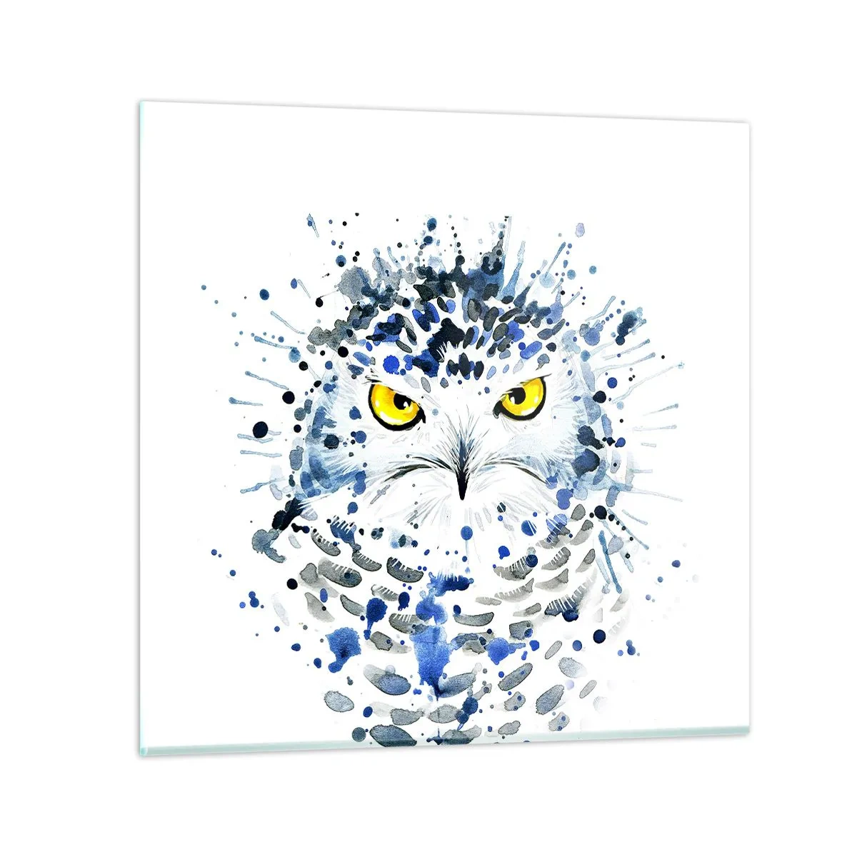 Glasbild - Bild auf glas - Direkt in die Augen - 50x50 cm