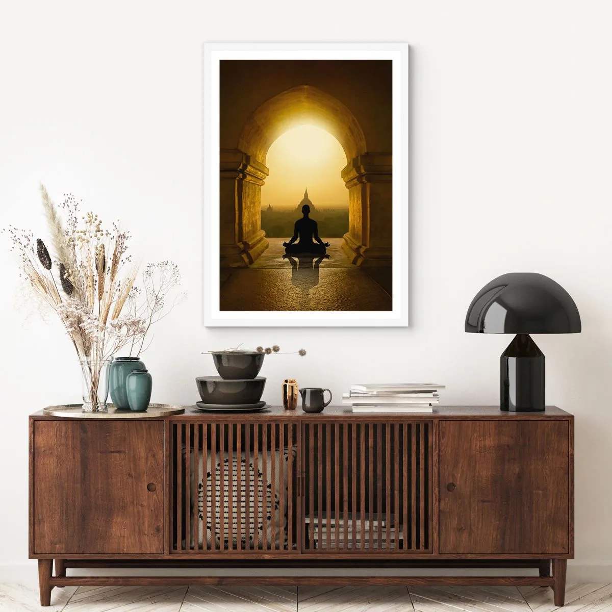 Poster in einem weißen Rahmen - Vollkommene Harmonie - 50x70 cm