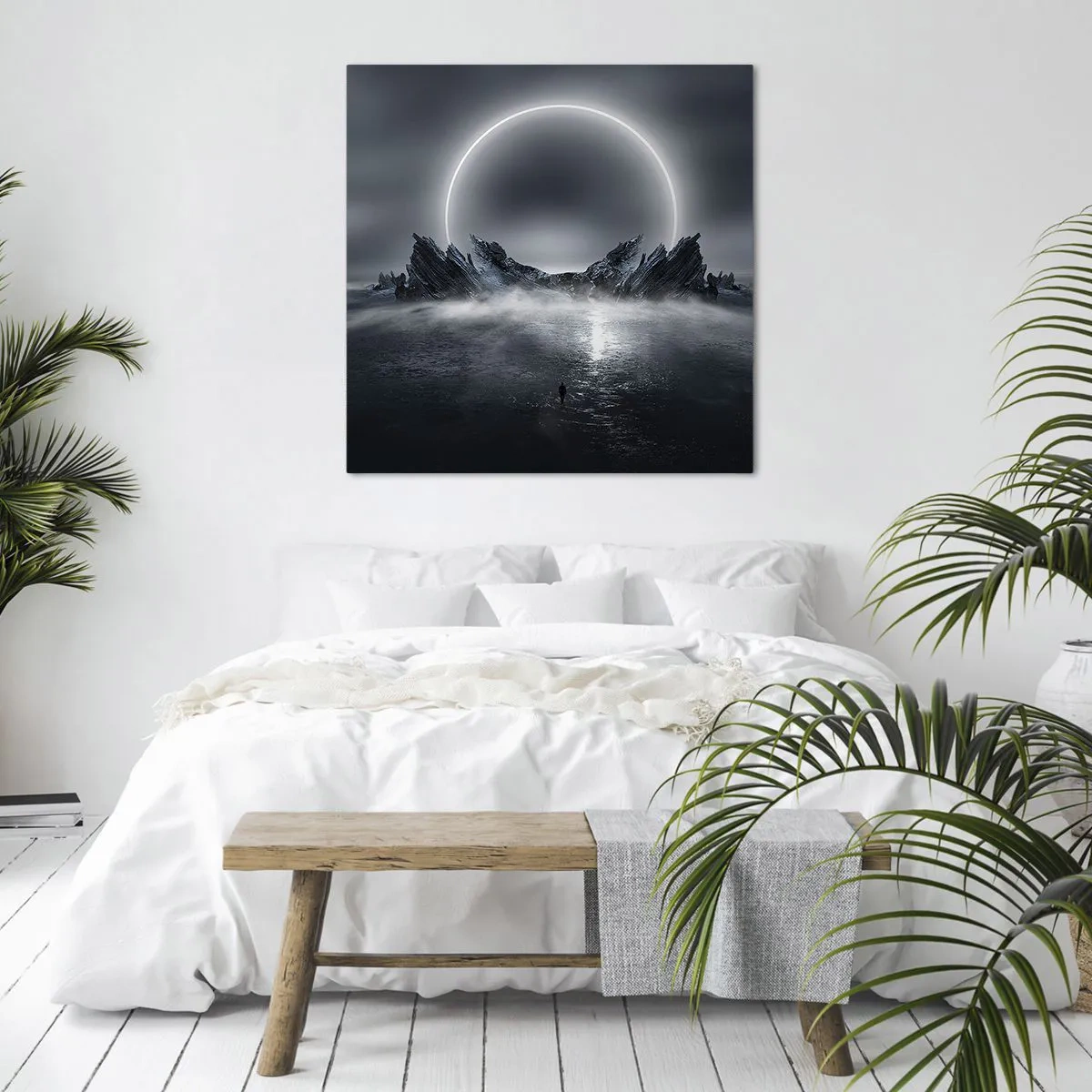 Bild auf Leinwand - Leinwandbild - Ende der Geschichte - 60x60 cm