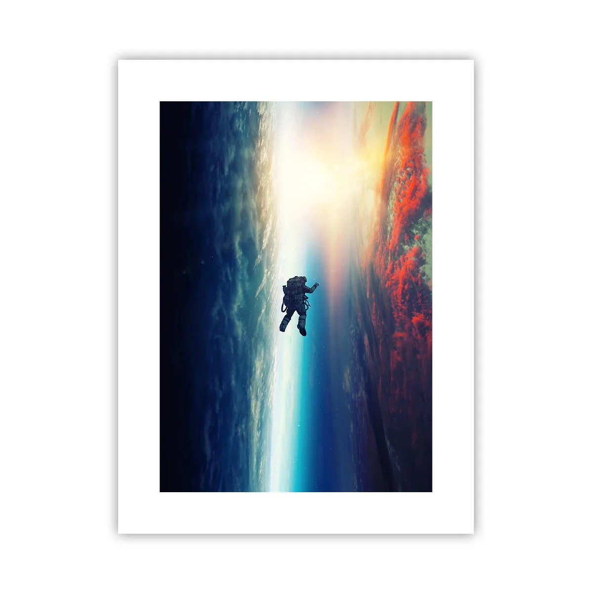 Poster - Sich dem Universum stellen - 30x40 cm