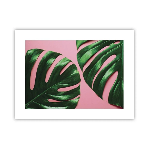 Poster - Rendezvous im Grünen - 40x30 cm