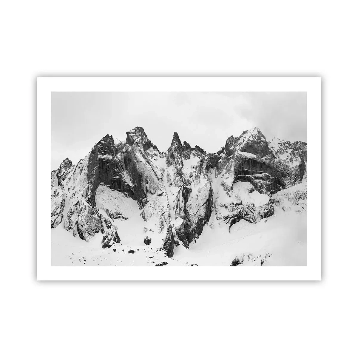 Poster - Gefährlicher Granitgrat - 70x50 cm