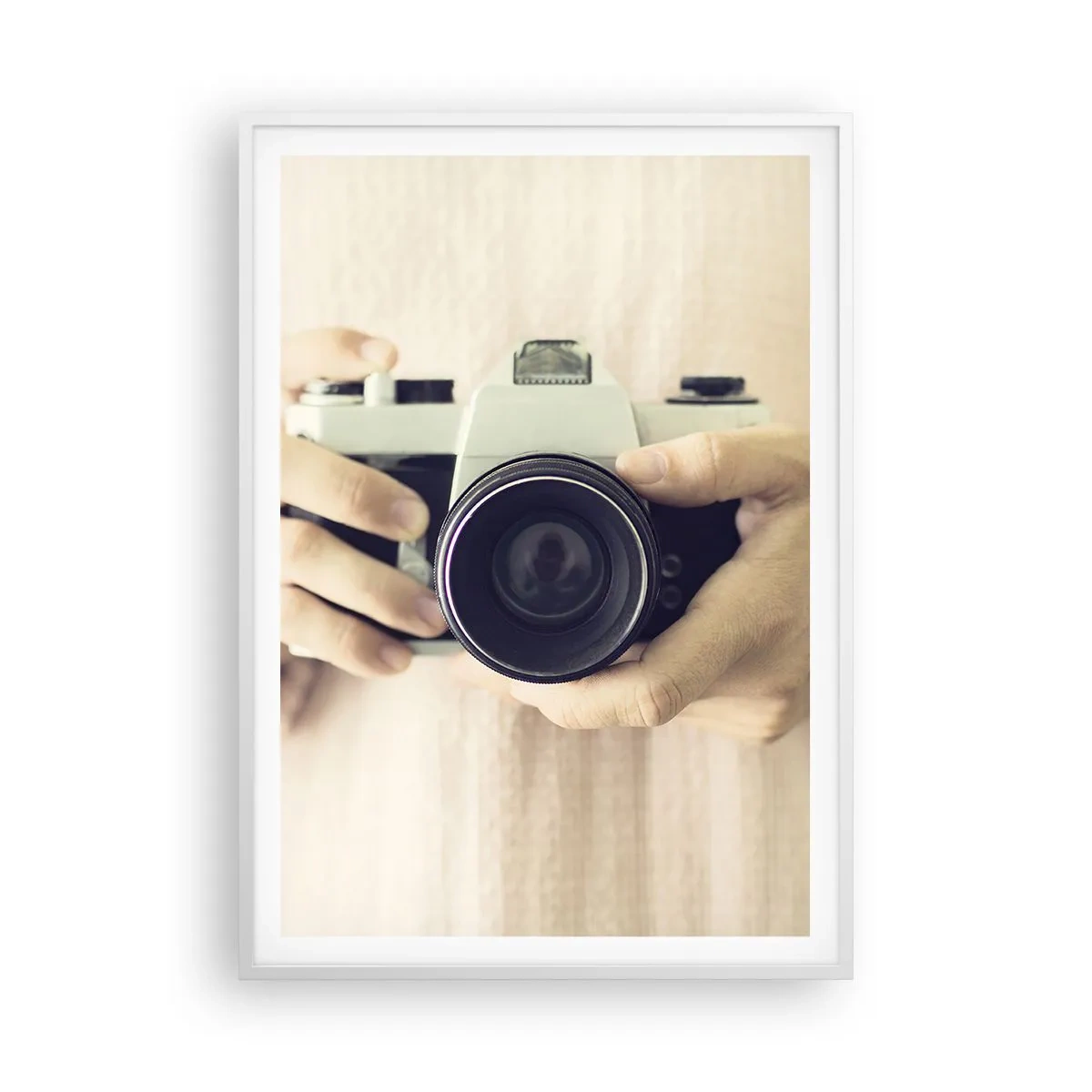 Poster in einem weißen Rahmen - Um mehr zu sehen ... - 70x100 cm