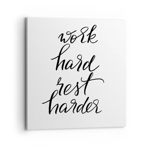 Bild auf Leinwand - Leinwandbild - Lebensbalance - 70x70 cm