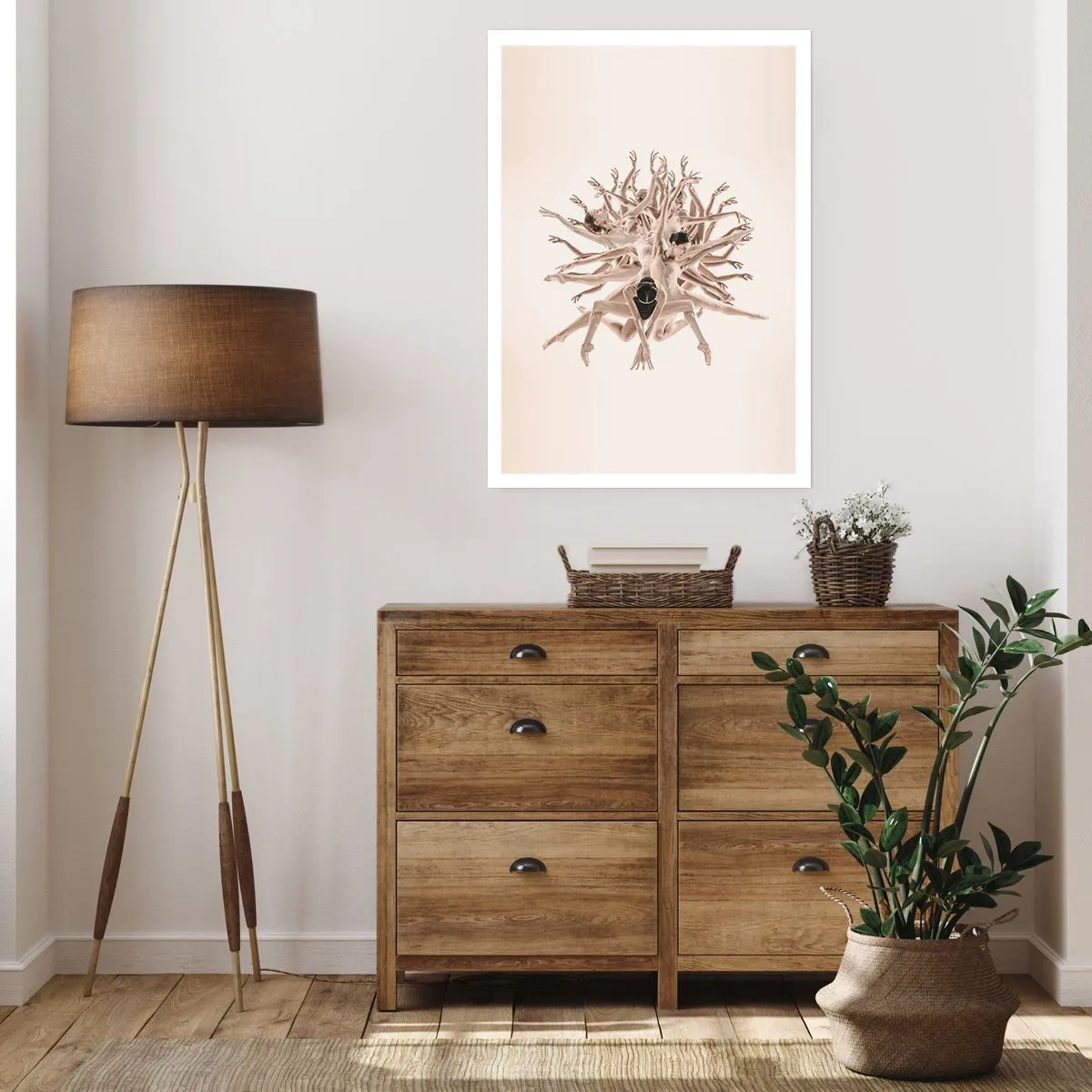 Poster - Aufblühen im Tanz - 40x50 cm