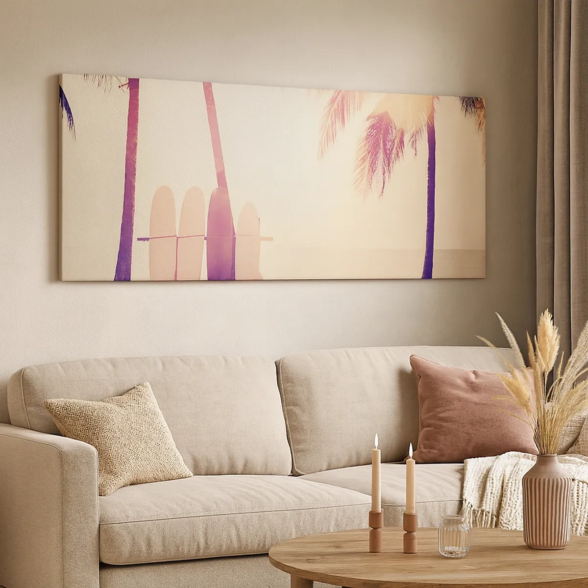 Bild auf Leinwand - Leinwandbild - Es wird ein toller Tag - 30x30 cm