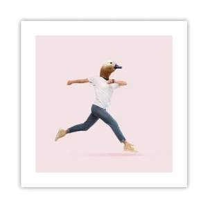 Poster - Eine Prise Absurdität - 40x40 cm