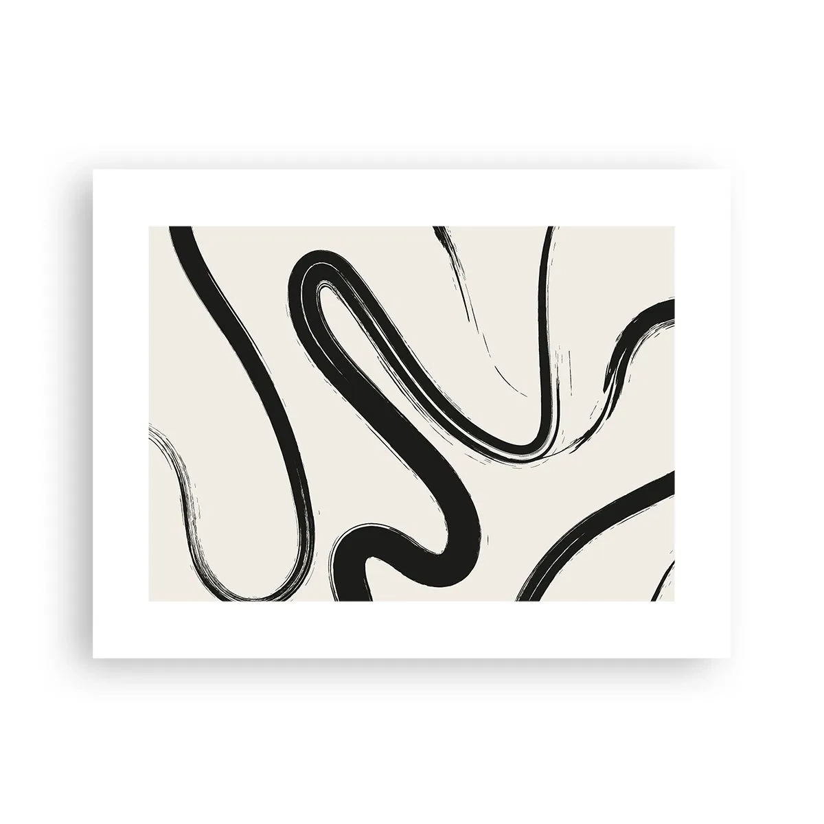Poster - Schwarz-Weiß-Laune - 40x30 cm