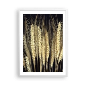 Poster in einem weißen Rahmen - Rustikale Magie - 50x70 cm