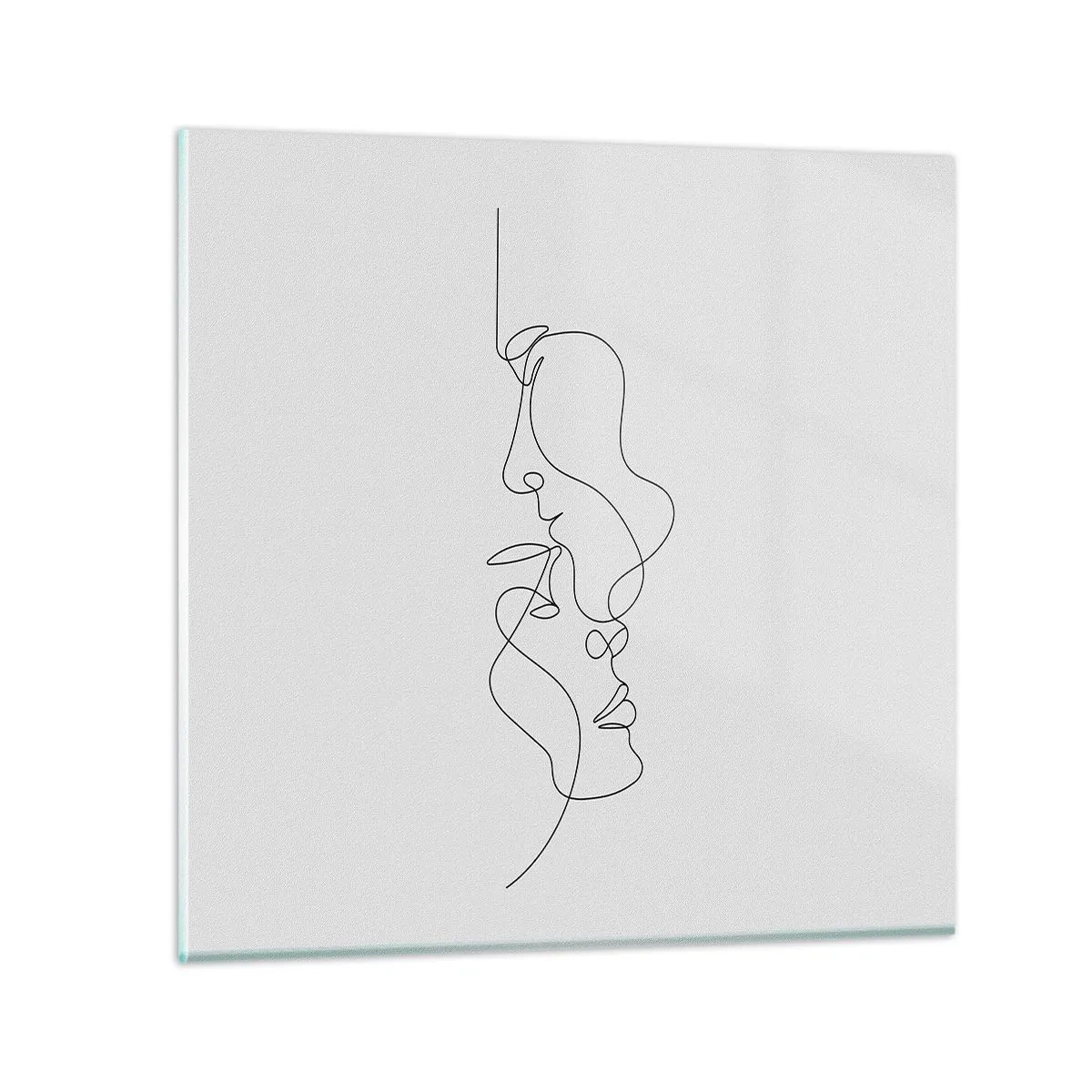 Glasbild - Bild auf glas - Die Hitze bitterer Begierden - 30x30 cm