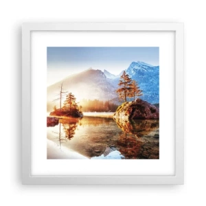 Poster in einem weißen Rahmen - Natur in neuem Licht - 30x30 cm