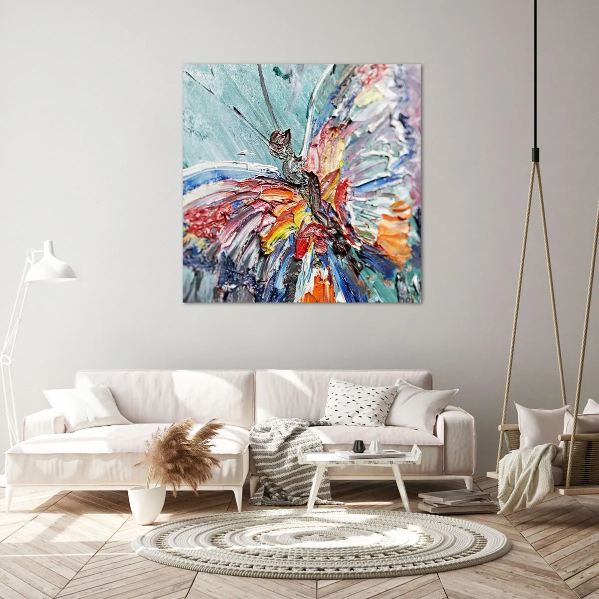 Bild auf Leinwand - Leinwandbild - Von der Natur gemalt - 60x60 cm