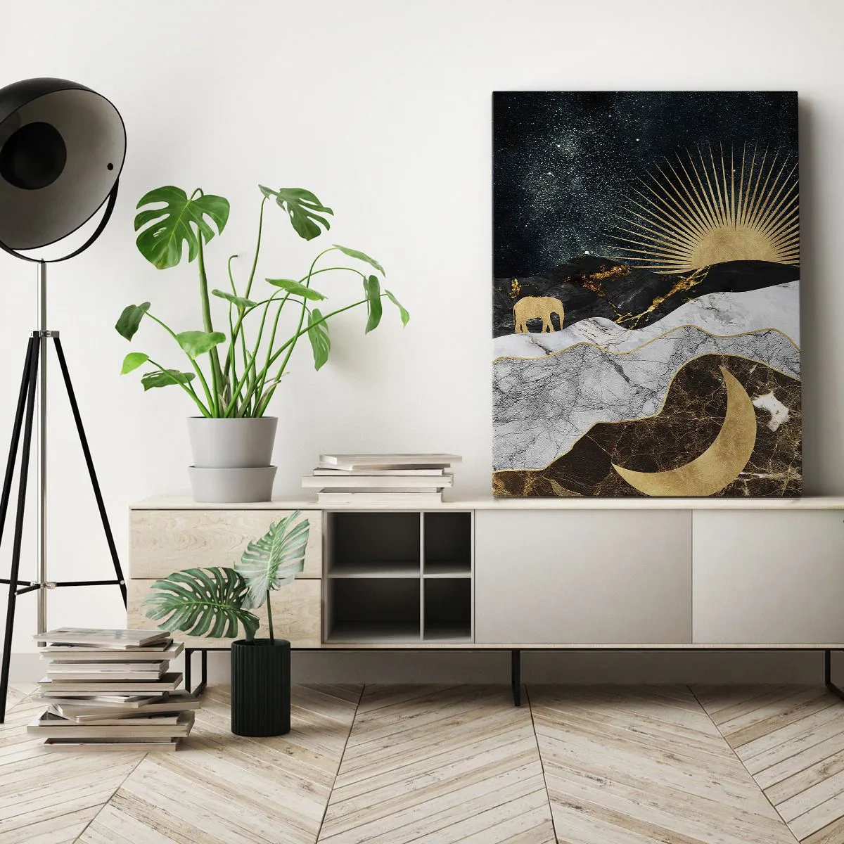 Bild auf Leinwand - Leinwandbild - Ewige Gesetze - 70x100 cm