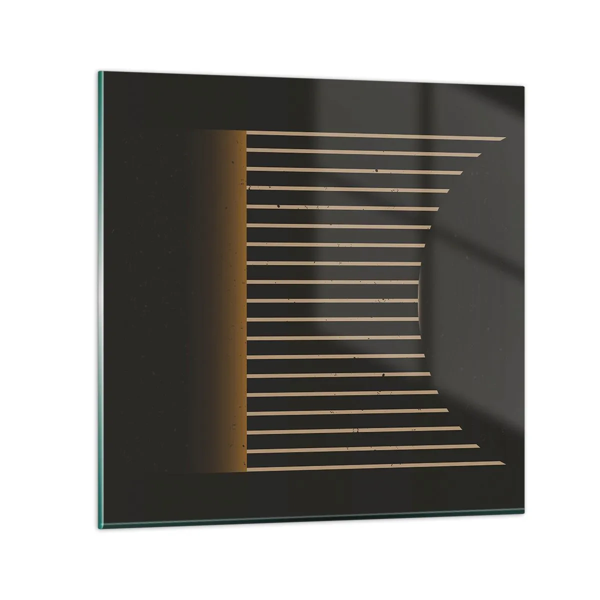 Glasbild - Bild auf glas - Die Dunkelheit erkunden - 50x50 cm