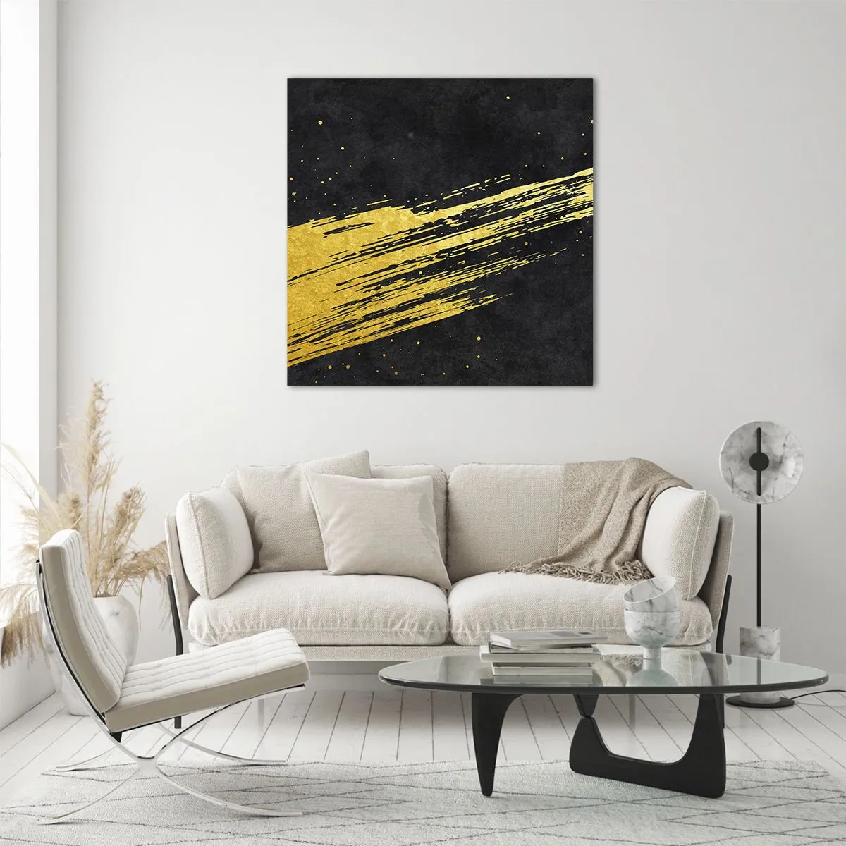 Glasbild - Bild auf glas - Sprung in den Hyperraum - 70x70 cm