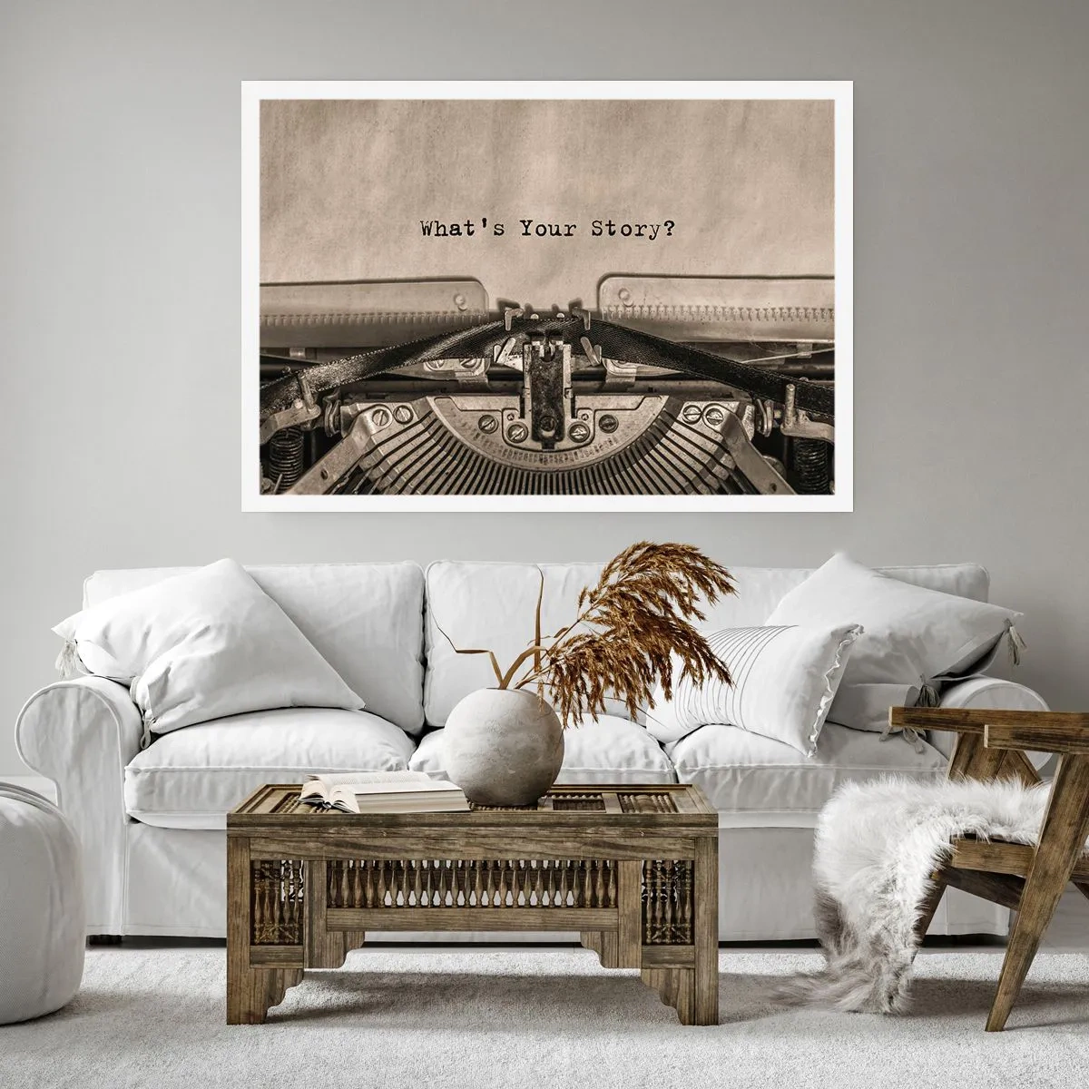 Poster - Erzähl es mir - 91x61 cm