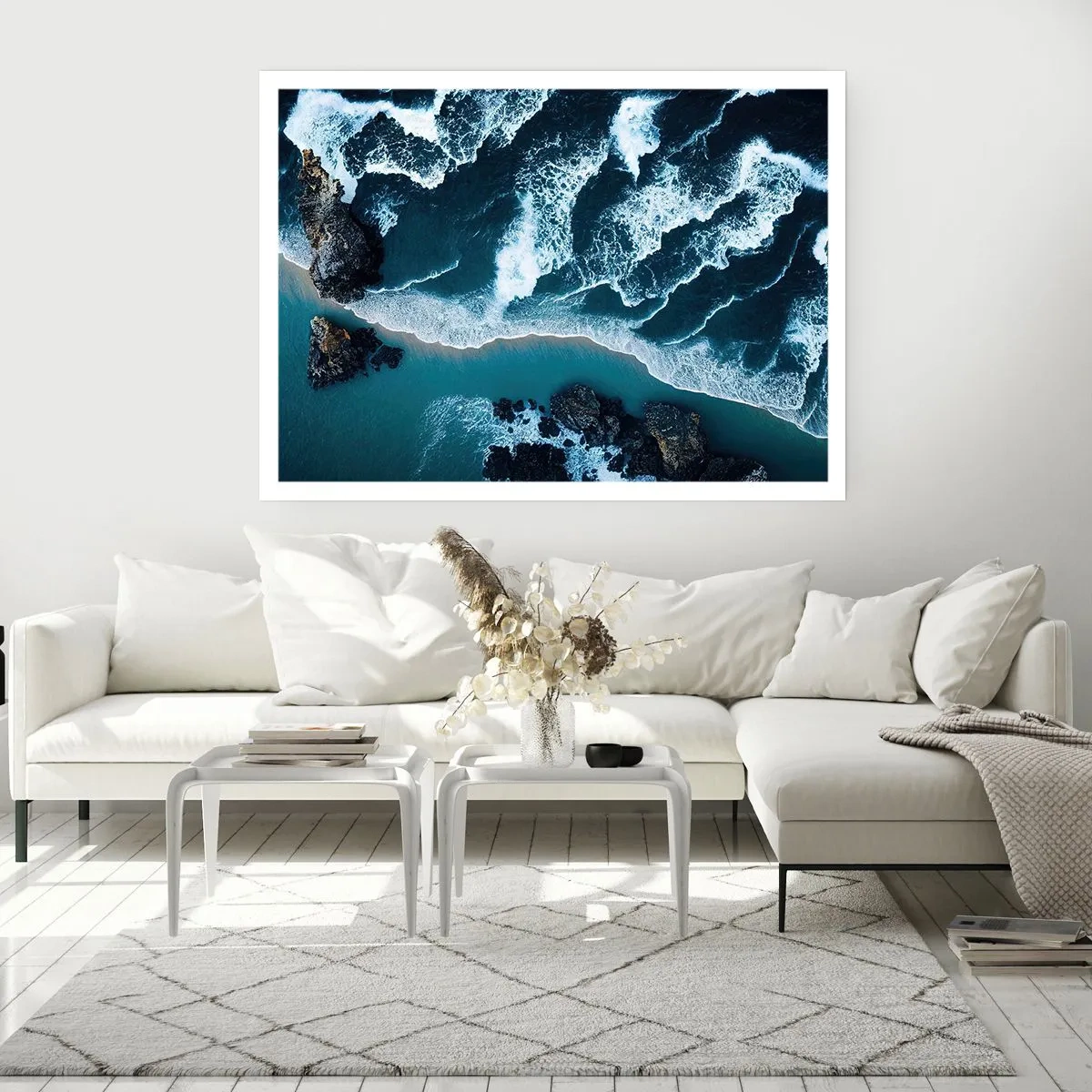 Poster - In Wellen gehüllt - 50x40 cm