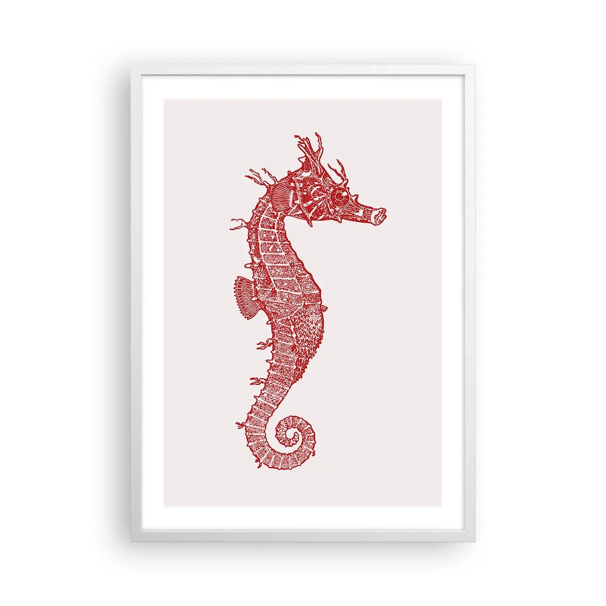 Poster in einem weißen Rahmen - Komplizierte Kreatur - 50x70 cm