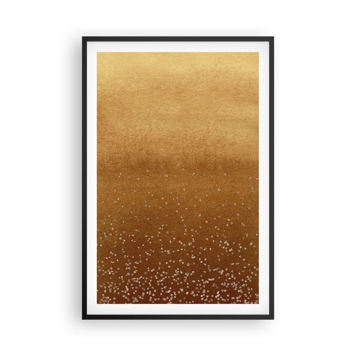 Poster in einem schwarzem Rahmen - Die Geburt des Lichts - 61x91 cm