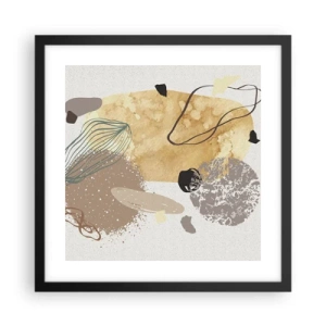 Poster in einem schwarzem Rahmen - Angewandte Plumkologie - 40x40 cm