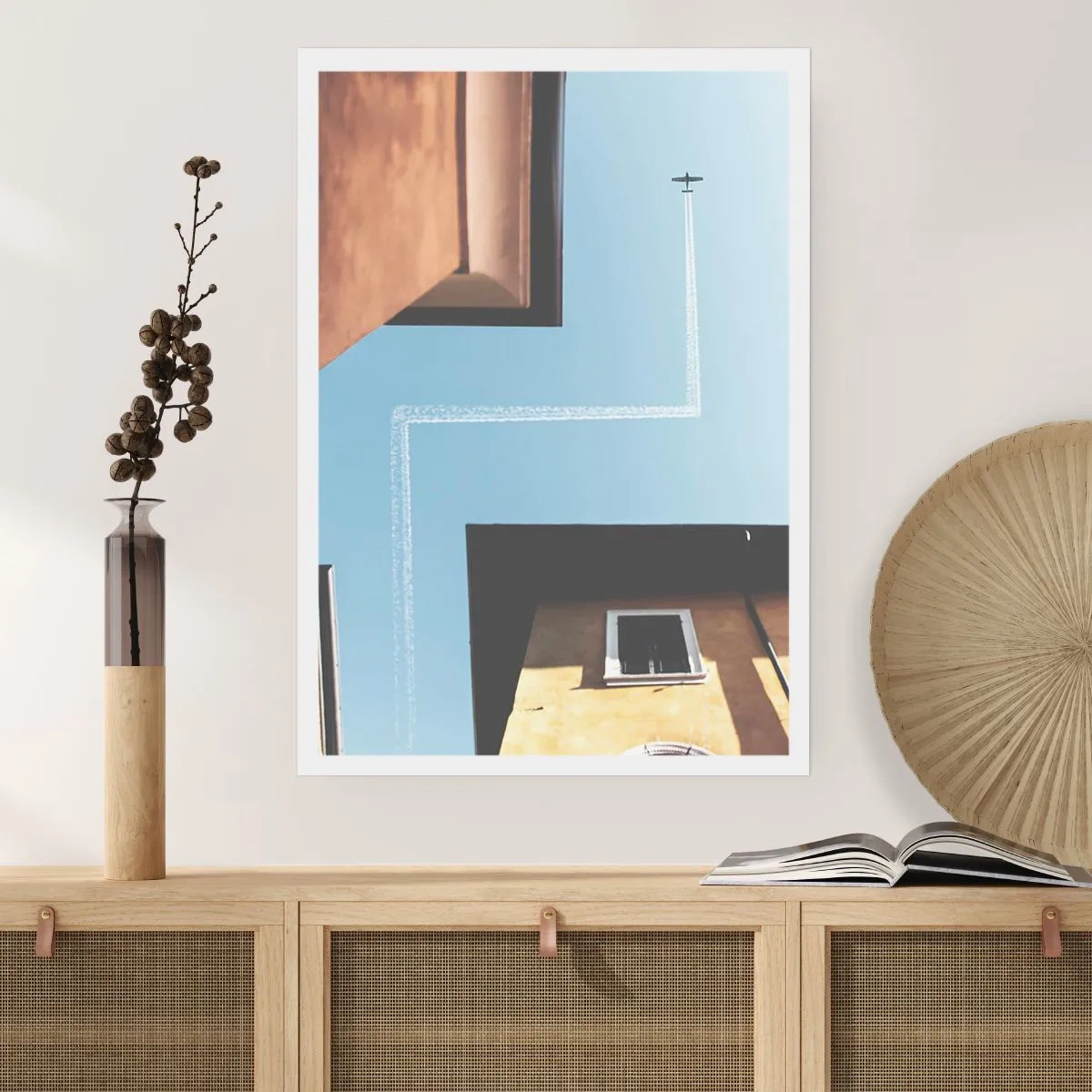 Poster - Über dem Stadtlabyrinth - 61x91 cm