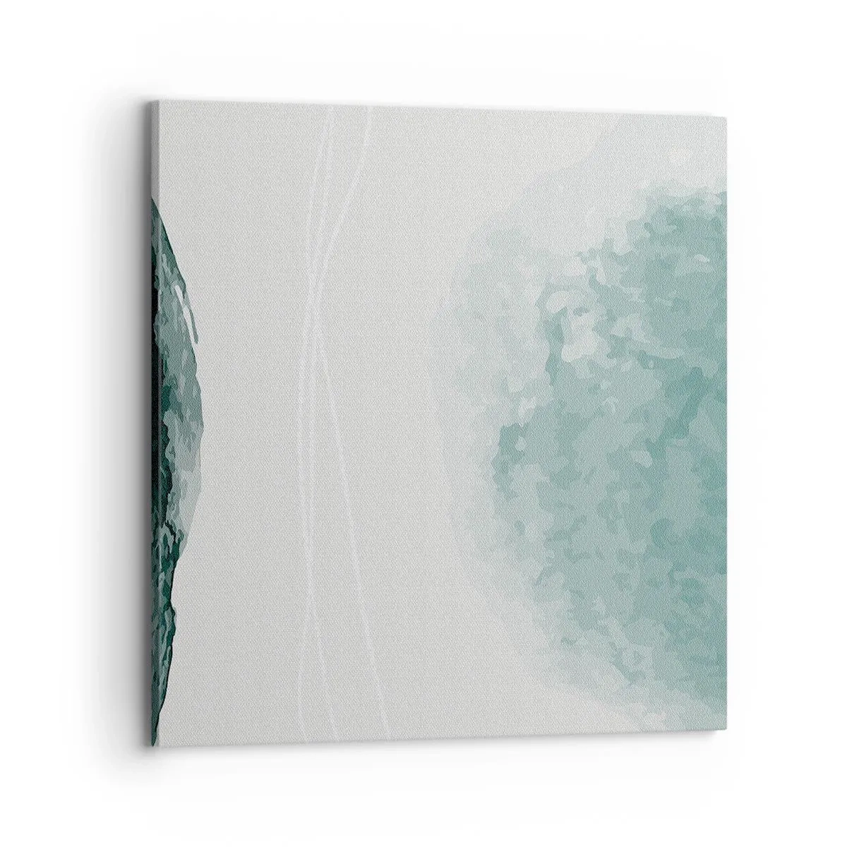 Bild auf Leinwand - Leinwandbild - Begegnung mit Nebel - 70x70 cm