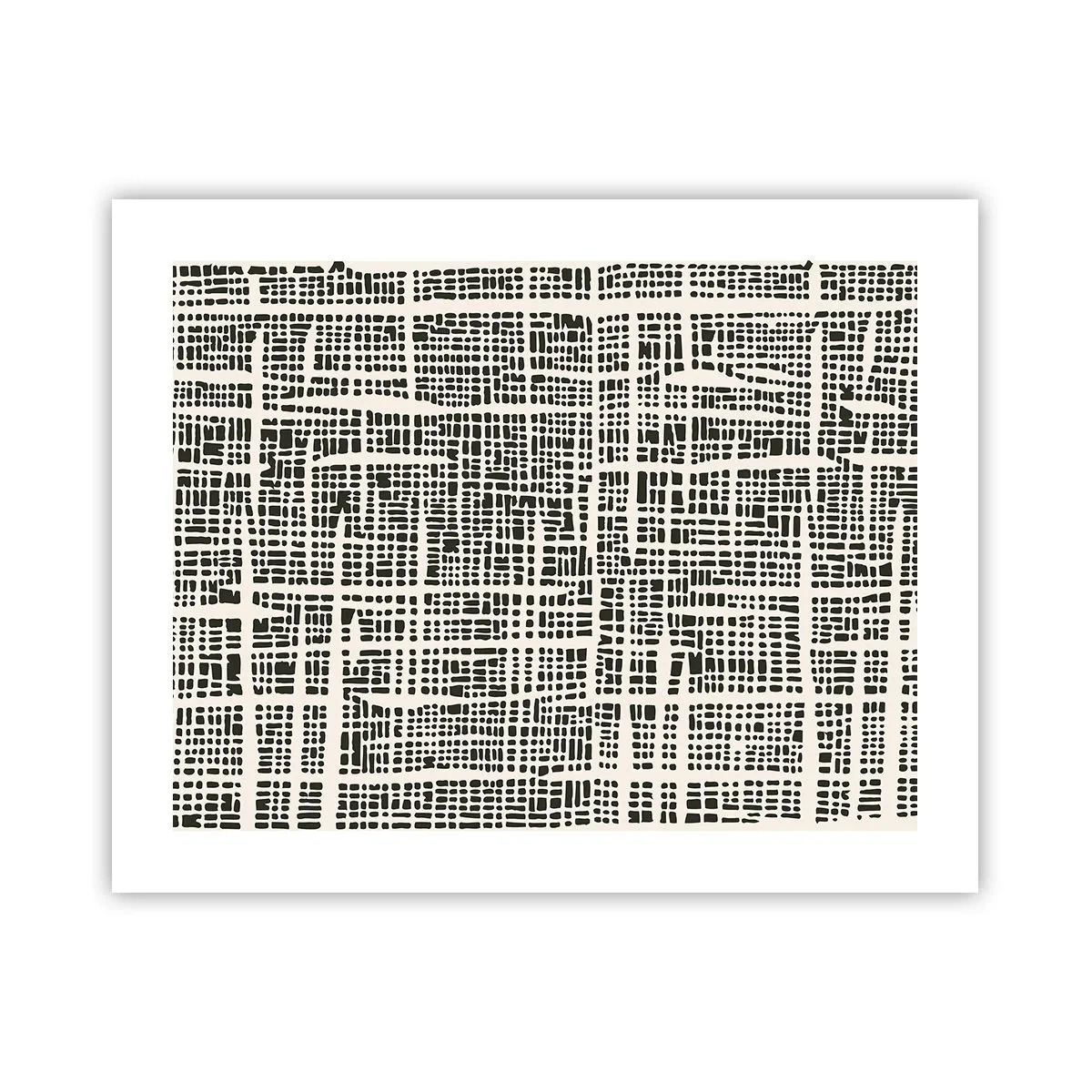 Poster - Gewebte Komposition - 50x40 cm