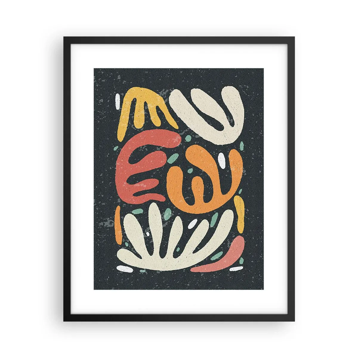 Poster in einem schwarzem Rahmen - Komposition – Ich erwische dich gleich - 40x50 cm