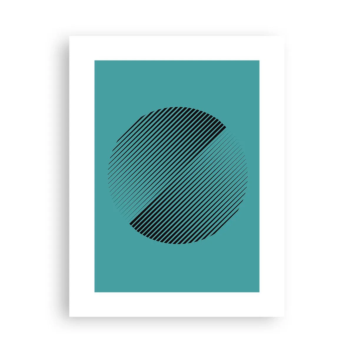 Poster - Kreis – eine geometrische Variante - 30x40 cm
