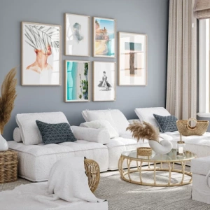 Palm cream - Inspiration für das Wohnzimmer