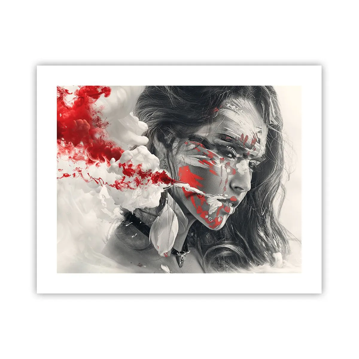 Poster - Im Dunst der Absurdität - 50x40 cm